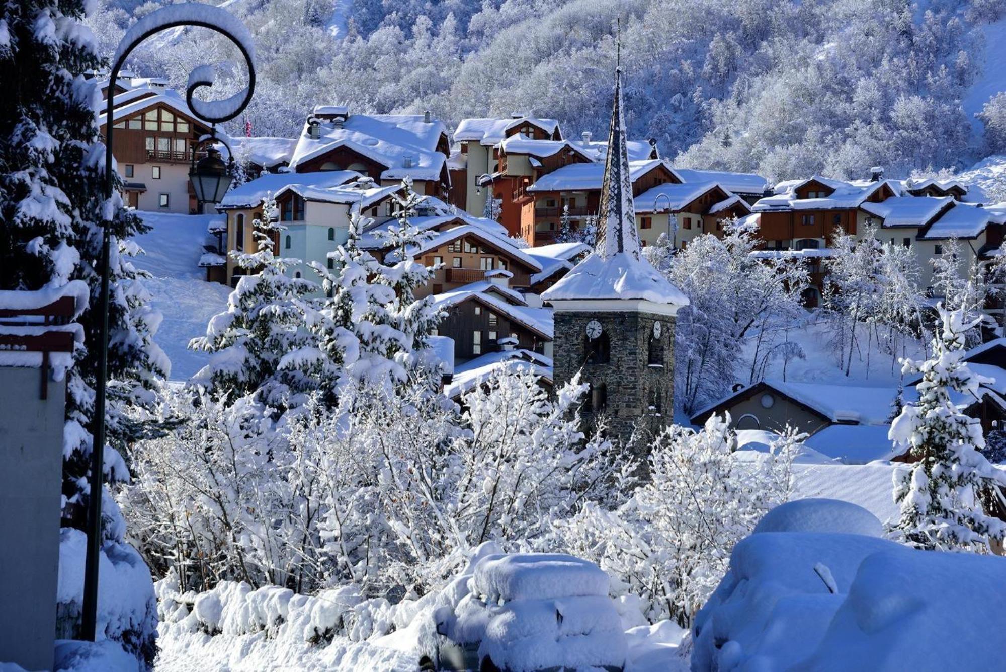 Chalet Cosy Pour 13 Sauna Villa Saint-Martin-de-Belleville Kültér fotó